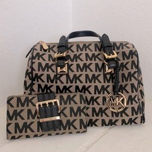 Michael Kors Medium Grayson Satchel w/ Wallet